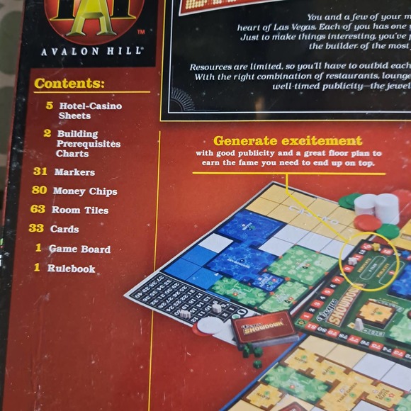 GAME NIGHT FUN! Vegas Showdown A Strategy Game - Picture 3 of 5